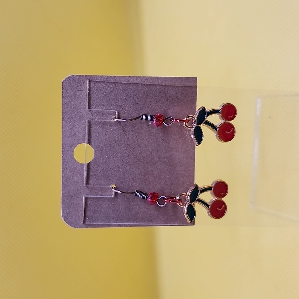 Cherry earrings
